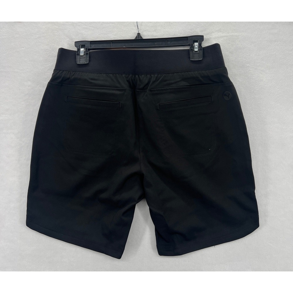 NEW Puma Womens Black Golf Shorts UPF 50 Performance Stretch Athletic Size M - Picture 3 of 9